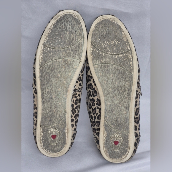 SKECHERS – BOBS Plush Leopard Print Slip-On Flats – Women’s Size 7.5 - Picture 8 of 10